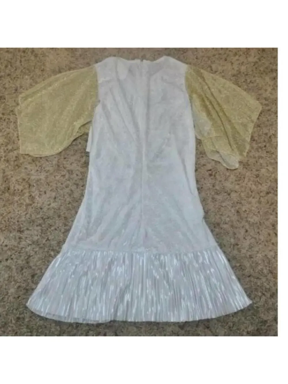 Cleopatra Halloween Costume 1/3 Cleo Cutie Egyptian 3 Pc White Gold Girls Teen